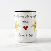 イエローリリーマザーズ・デイ・マグ ツートーンマグカップ (中央)