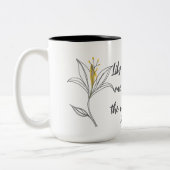 イエローリリーマザーズ・デイ・マグ ツートーンマグカップ (左)