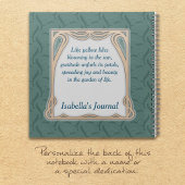 イエローリリーヴィンテージ感謝の幸福ジャーナル ノートブック