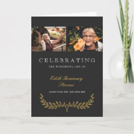 イエローリース祝の生活葬式プログラム プログラム