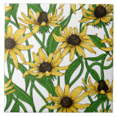 イエロールドベキア（白） タイル (正面)