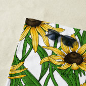 イエロールドベキア（白） ビーチタオル (インサイチュ)