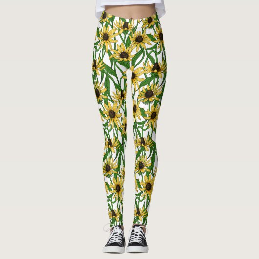 イエロールドベキア（白） レギンス (正面)