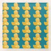 イエロールバーダック ガラスコースター (正面)