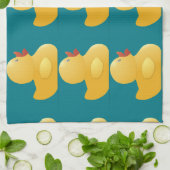 イエロールバーダック キッチンタオル (折り畳み)