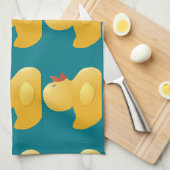 イエロールバーダック キッチンタオル (四つ折り)