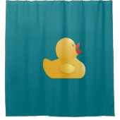 イエロールバーダック シャワーカーテン (正面)