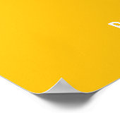 イエロールートクリスチャン信仰引用文ポスター ポスター (角)