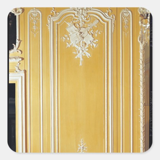 イエロールームからのパネルの詳細 スクエアシール (正面)