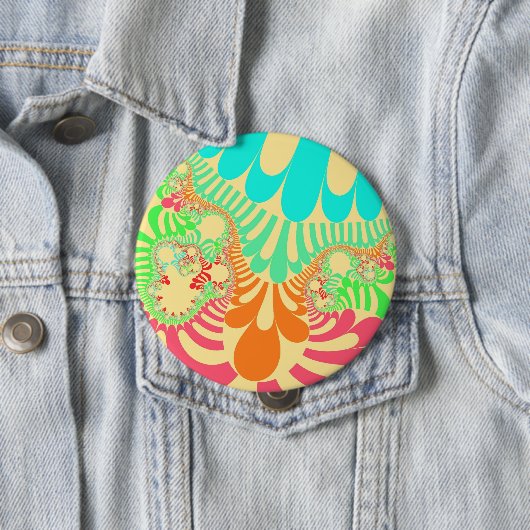 イエローレインボーモダン 缶バッジ (インサイチュ)