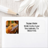 イエローレオパードGecko差出人住所 ラベル (インサイチュ)