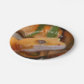 イエローレオパードGecko ペーパープレート (アングル)