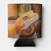 イエローレオパードGecko 缶クーラー (正面)