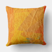 イエローレザー クッション (裏面)