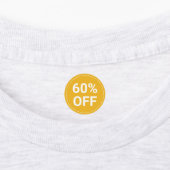 イエローレッドパープルスモールビジネスセールス60%オフ ラベル (貼付)