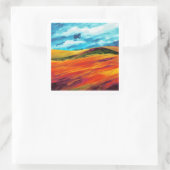 イエローレッドヒルズ スクエアシール (バッグ)