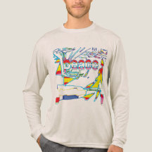 イエローレッドピンクブルーデザイン「ピース」グラフィック