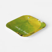 イエローレッドブド葉ズ ペーパープレート (傾斜あり)