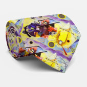 イエローレッドブルーカンディンスキー絵画抽象芸術 ネクタイ (ロール)