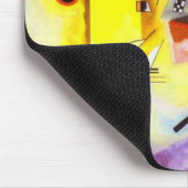 イエローレッドブルーカンディンスキー絵画抽象芸術 マウスパッド (コーナー)