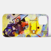 イエローレッドブルーカンディンスキー絵画抽象芸術 Case-Mate iPhoneケース (裏面 (横))
