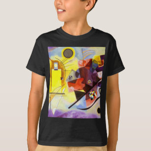 イエローレッドブルーカンディンスキー絵画抽象芸術 Tシャツ