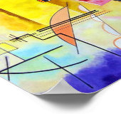 イエローレッドブルーワシリーカンディンスキー ポスター (角)