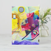 イエローレッドブルーワシリーカンディンスキー 招待状 (スタンド正面)