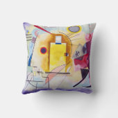 イエローレッドブルー、ワッシリーカンディンスキー クッション (裏面)