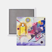 イエローレッドブルー、ワッシリーカンディンスキー マグネット (正面/裏面)