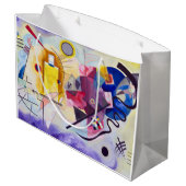 イエローレッドブルー、ワッシリーカンディンスキー ラージペーパーバッグ (裏面アングル)