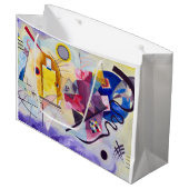 イエローレッドブルー、ワッシリーカンディンスキー ラージペーパーバッグ (正面アングル)