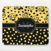 イエローレディバグ マウスパッド (正面)