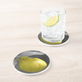 イエローレディースリッパフローラコースター コースター (側面)