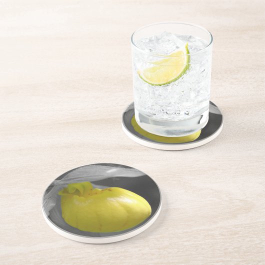 イエローレディースリッパフローラコースター コースター (側面)