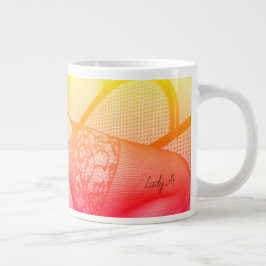 イエローレディAマグカップ ジャンボコーヒーマグカップ