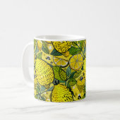 イエローレモンとビーガーデン コーヒーマグカップ (正面左)