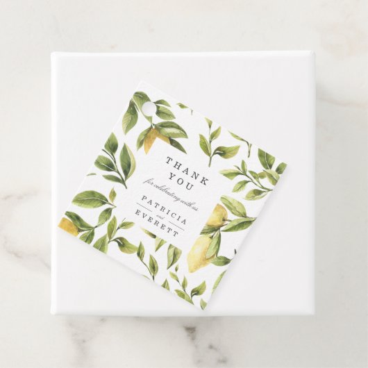 イエローレモンと葉シックありがとうござ結婚う フェイバータグ (インサイチュ)