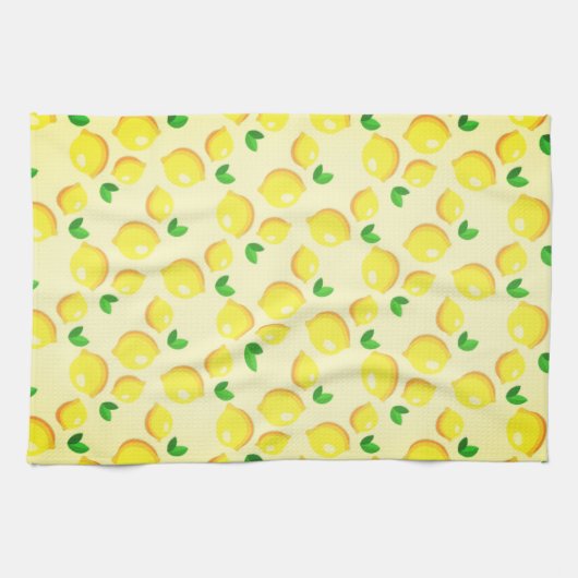 イエローレモンのキッチンタオル キッチンタオル (横)