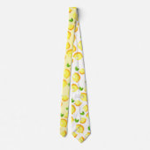 イエローレモンのネックタイ ネクタイ (裏面)