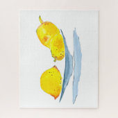 イエローレモンのフルーツアート ジグソーパズル (縦)