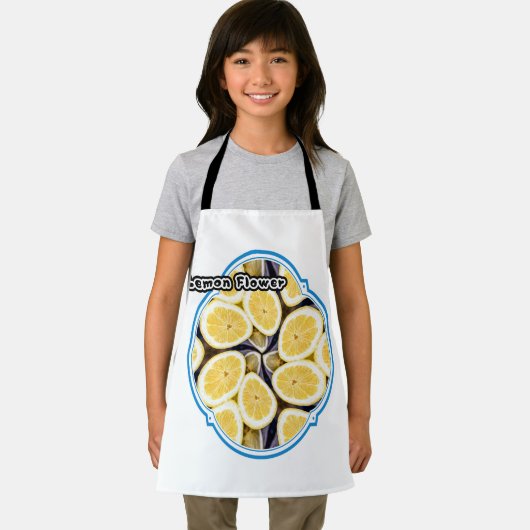 イエローレモンの模様 エプロン (インサイチュ)