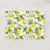 イエローレモンの絵本 赤ちゃんに エンクロージャーカード (裏面)