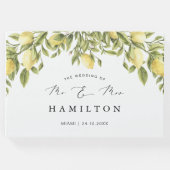 イエローレモンアマルフィ結婚コースト ゲストブック (正面)