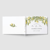 イエローレモンアマルフィ結婚コースト ゲストブック (全面)