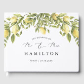 イエローレモンアマルフィ結婚コースト ゲストブック (正面)