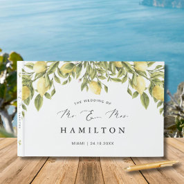 イエローレモンアマルフィ結婚コースト ゲストブック