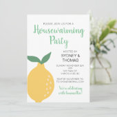 イエローレモンアンドレ離れンズハウス温度パーティー 招待状 (スタンド正面)