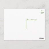 イエローレモンサンキューグリーンシトラス結婚ズ ポストカード (裏面)