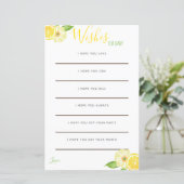 イエローレモンシトラスフローラベビーウィズカード (スタンド正面)